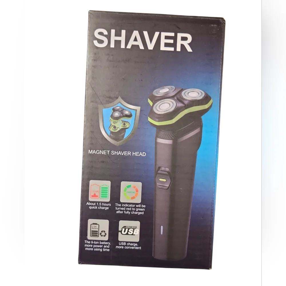 Shaver 3D Smart Floating Shaving System - Black and Green